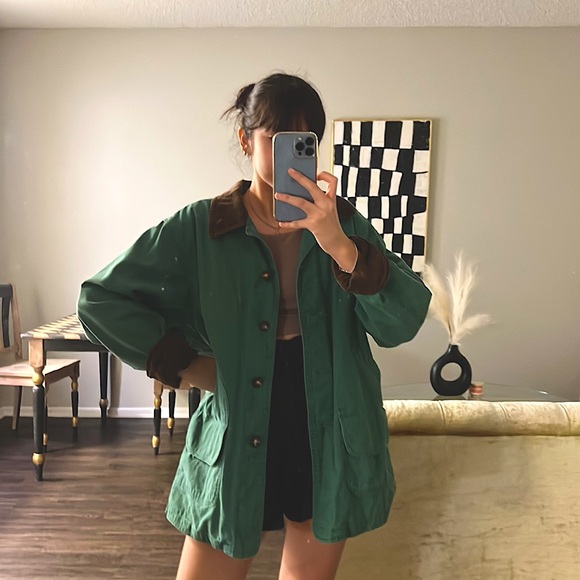 Vintage Tops - VTG green jacket ✨✨
